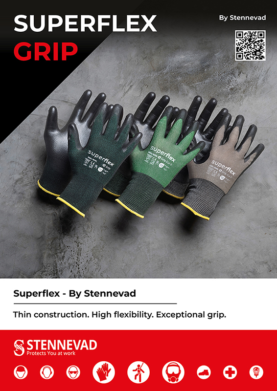 Superflex Grip series flyer in English