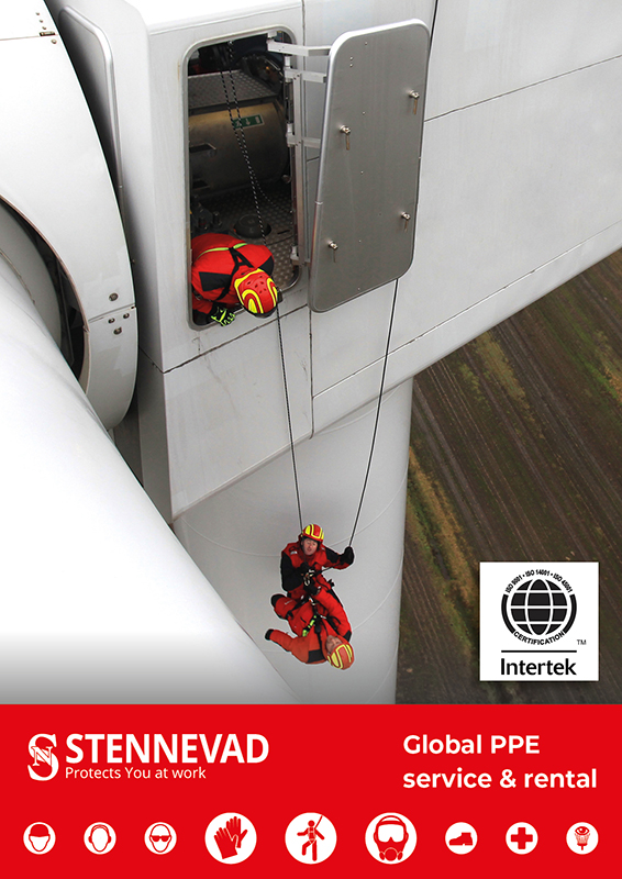 Forside af Stennevads Wind and Offshore brochure