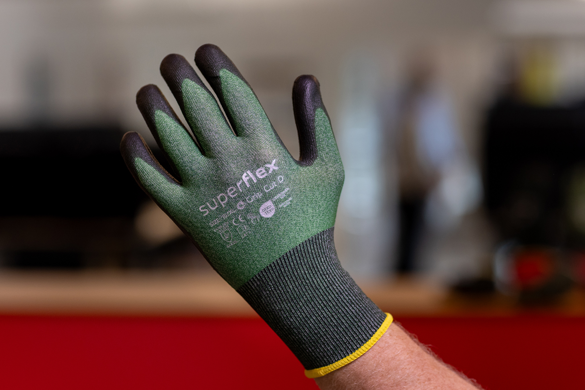 Superflex Grip Cut D skærehæmmende arbejdshandske
