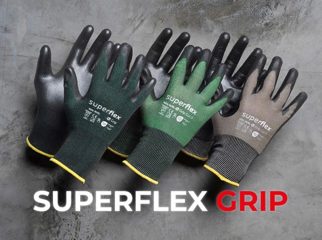 Nye Superflex Grip arbejdshandsker