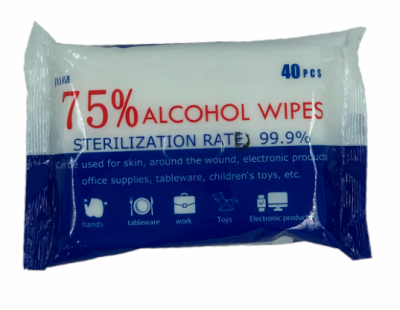 Flere Brands - Overfladeaftørrings servietter 75% - Wipes