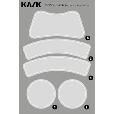 Kask - Plasma Clear Stickers - Sikkerhedshjelme reservedele