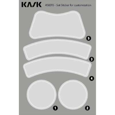 Kask - Kask plasma clear stickers - Sikkerhedshjelme tilbehør